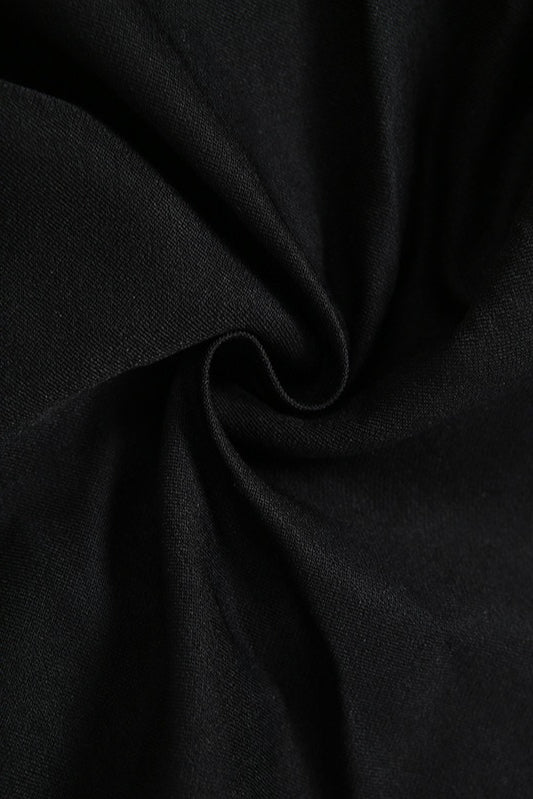 Button Tab Low Rise Flared Pants