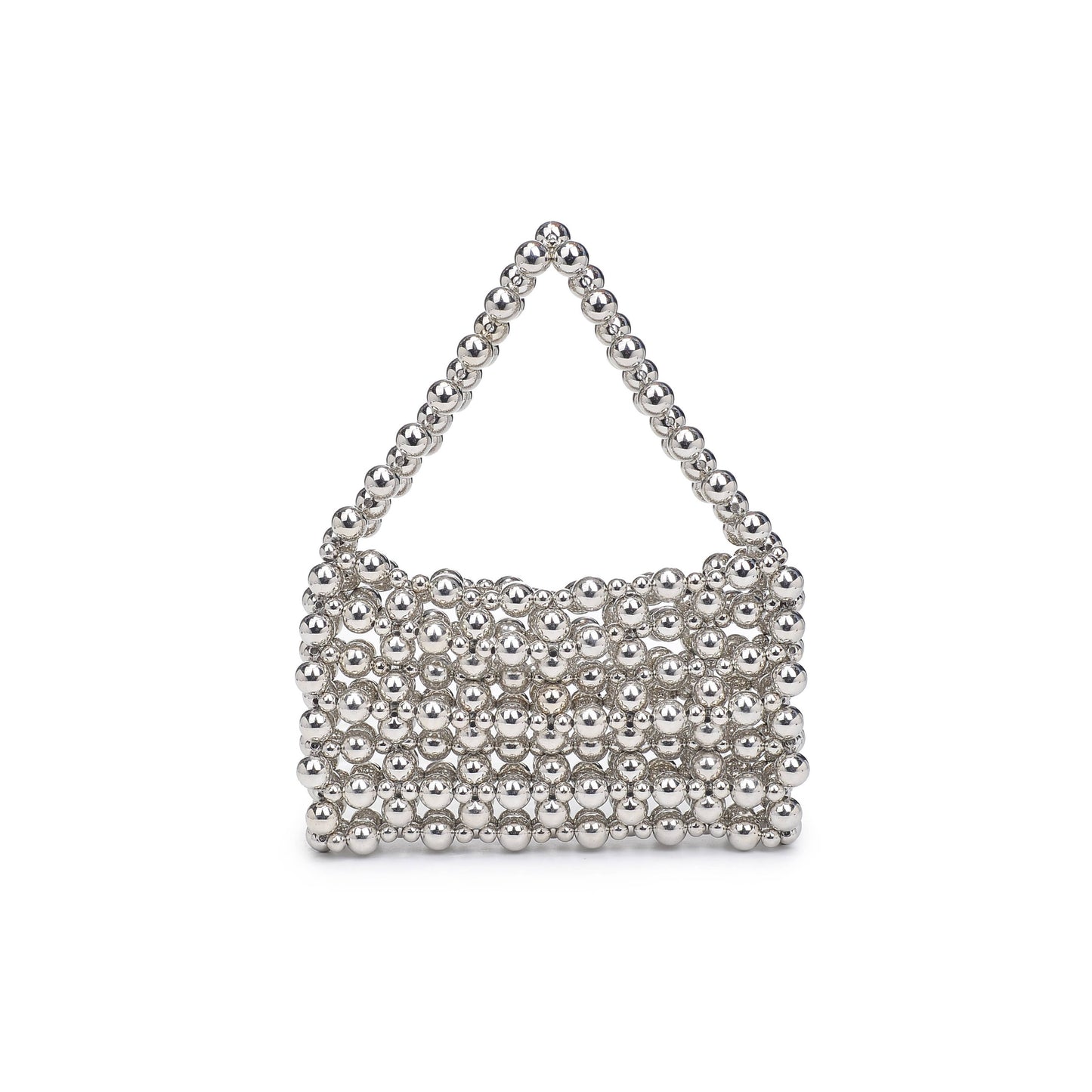 Silver Bubble Evening Bag
