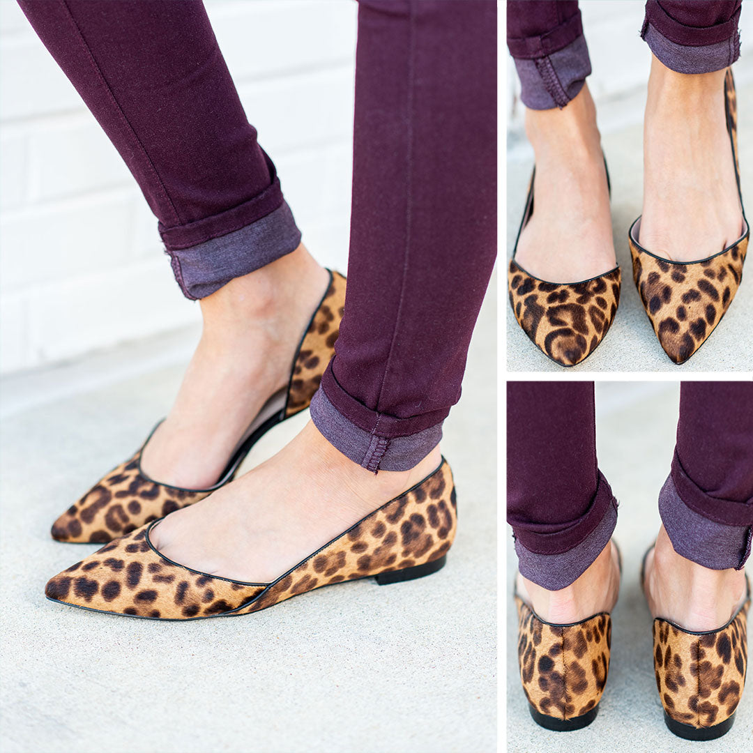 Marc Fisher: Leopard Sunny Flats 8 / Brown