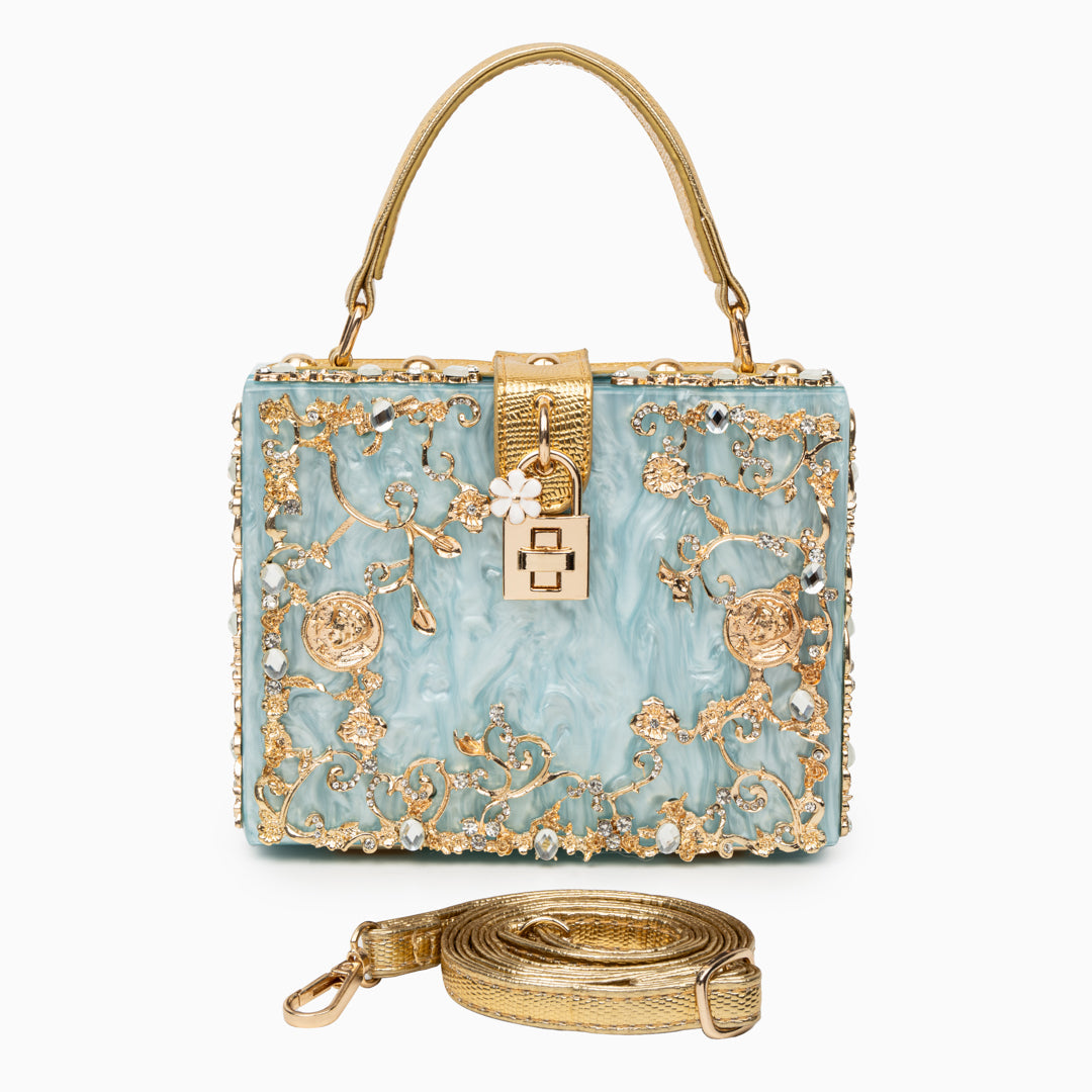 Sky Blue Acrylic Handbag Box