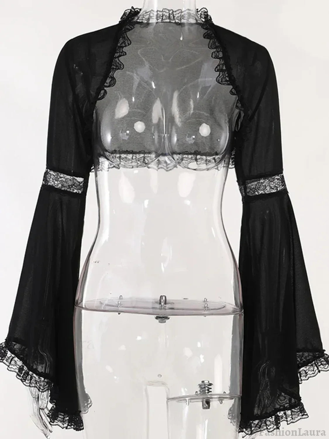 Velvet Lace Corset Bandage Midi Gothic Harajuku Street Mesh Print Sling Club Dress Smock Tops / S