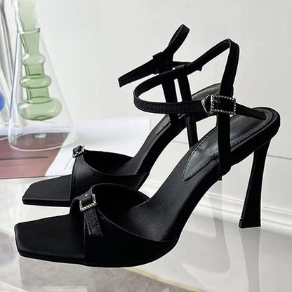 Modern Buckle Strap High Heel Sandals For Women