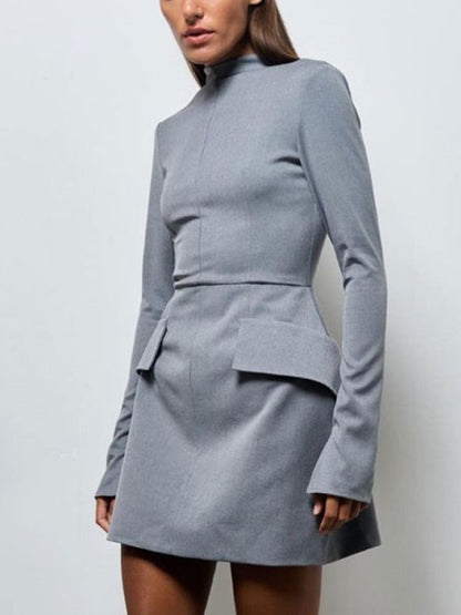 Mila Sweater Dress Gray / L