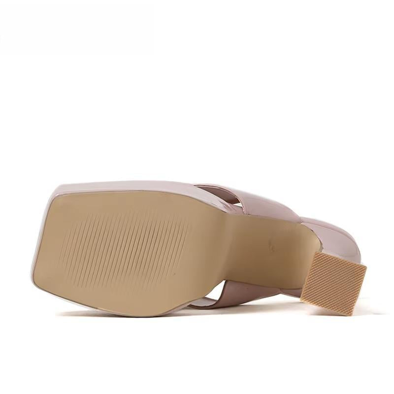 Summer Platform Women Slippers High Heels - Plus Size 35-42