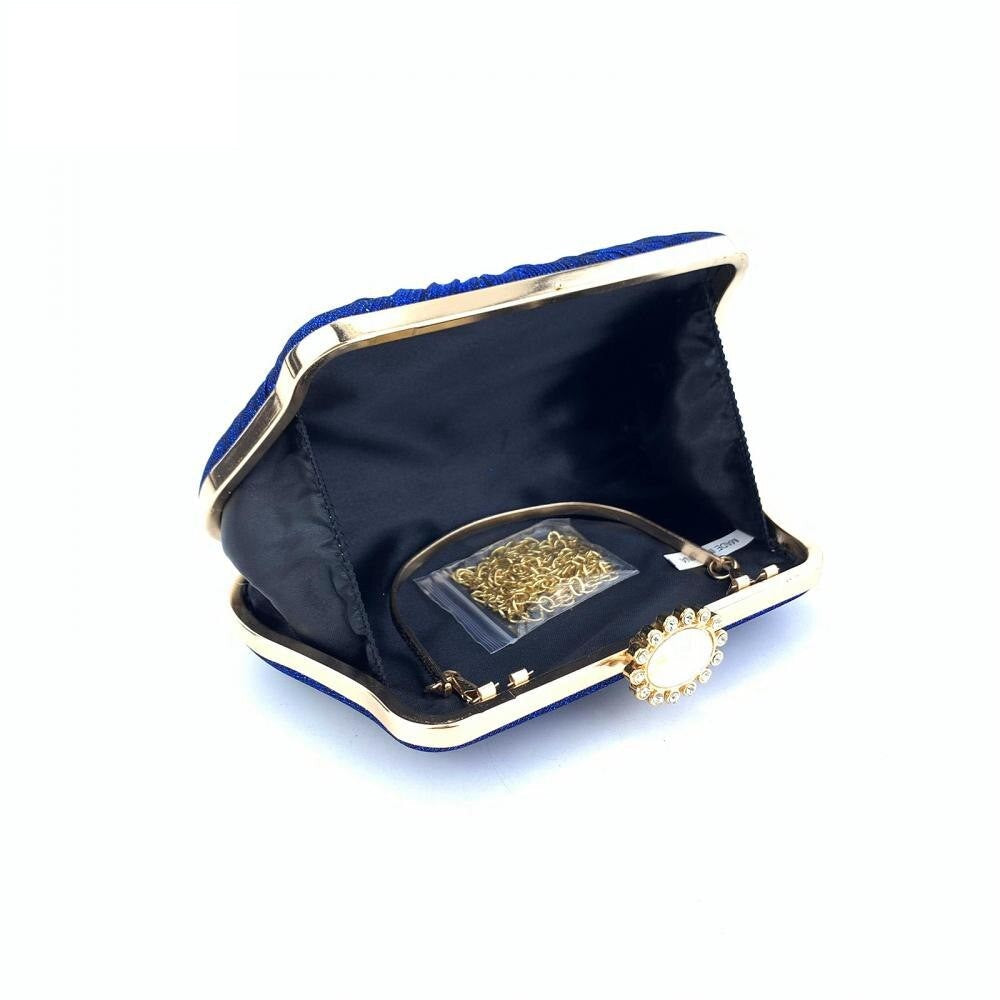 Anya Rhinestone Pleated Handbag