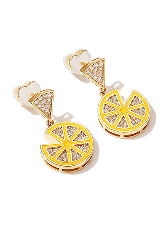 Lemon Slice Earrings Picture