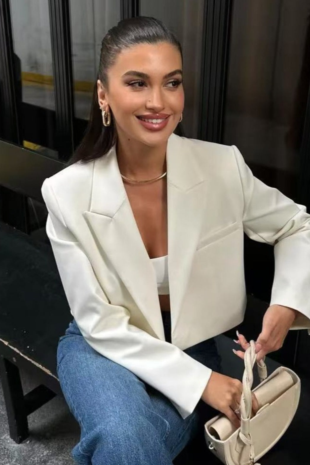 Urban Chic Short Waist Length Blazer