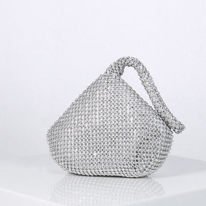 Glittering Triangle Handbag