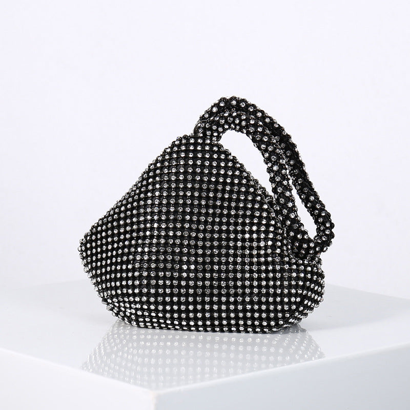 Glittering Triangle Handbag