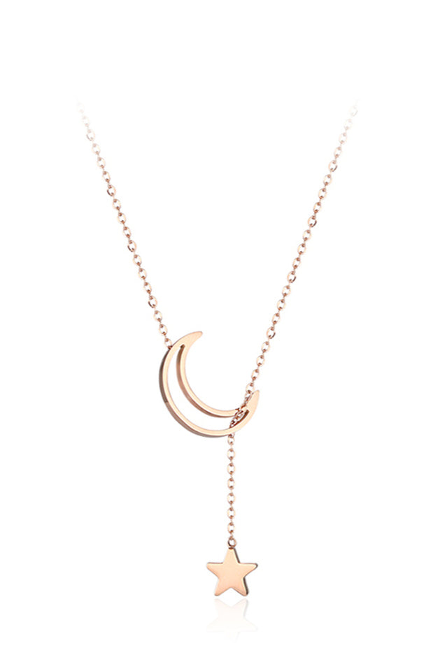 Celestial Pendant Necklace Gold