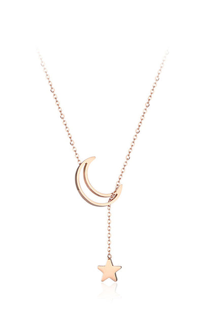 Celestial Pendant Necklace Gold