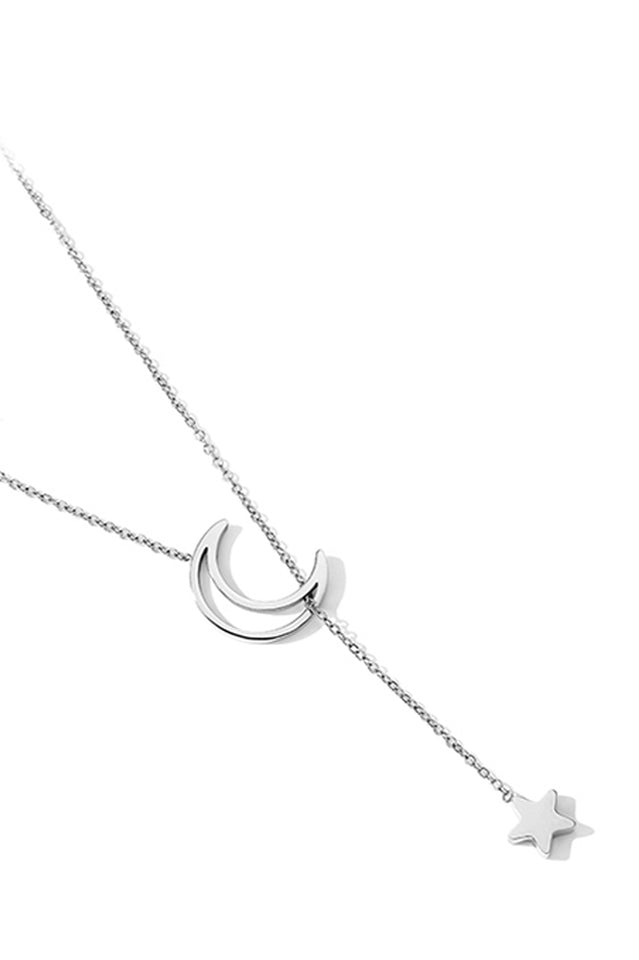 Celestial Pendant Necklace Silver
