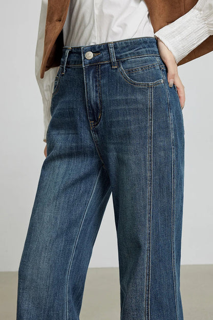 Vintage Micro Flare Slim Jeans