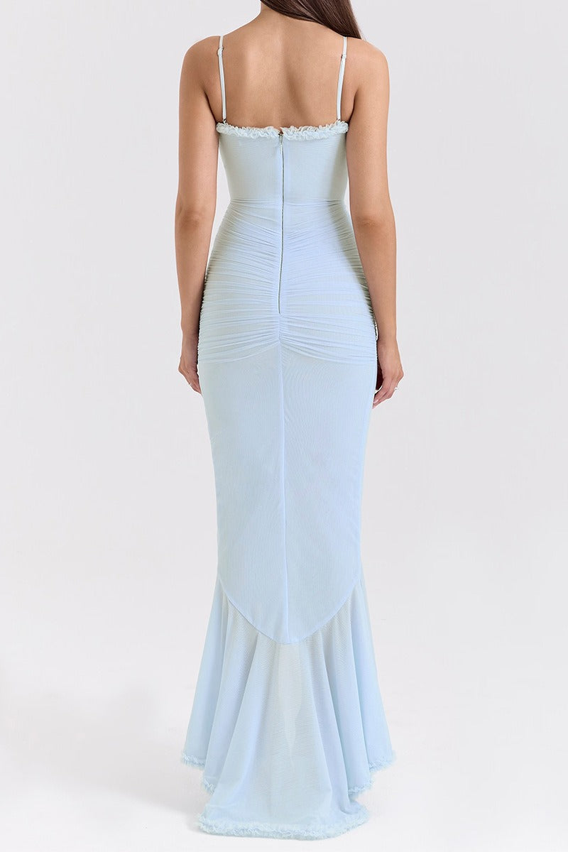 Spaghetti Strap Long Party Dress