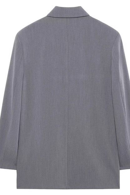Double Breasted Casual Blazer