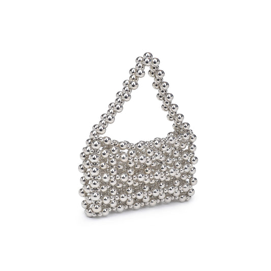 Silver Bubble Evening Bag
