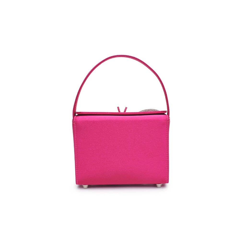 Fuchsia Butterfly Crystal Bag