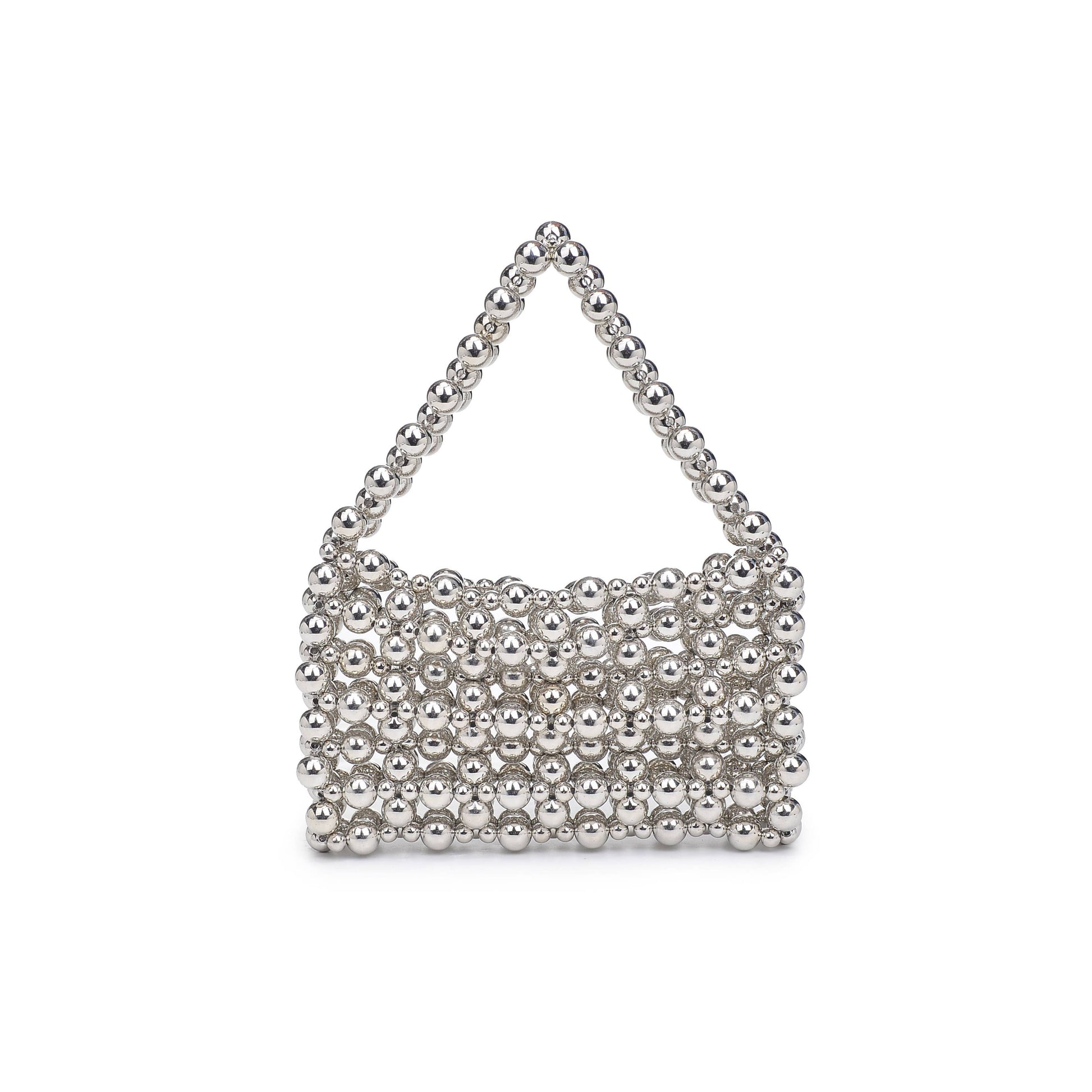 Silver Bubble Evening Bag
