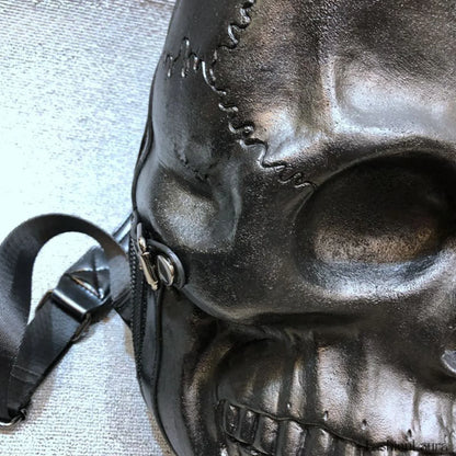 3D Backpack Gothic Travel Ghost Skull Rivets Vintage Punk Bag