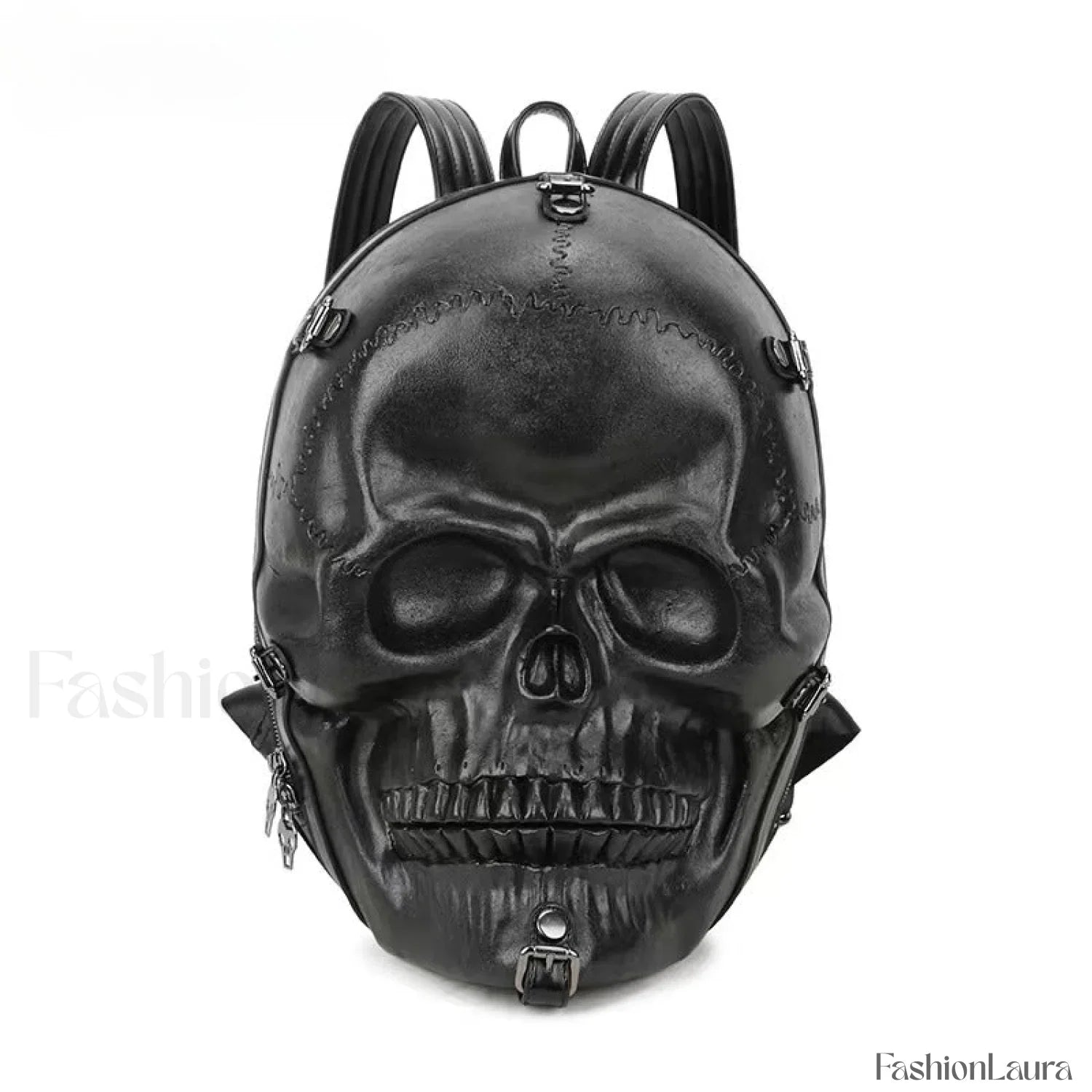 3D Backpack Gothic Travel Ghost Skull Rivets Vintage Punk Bag