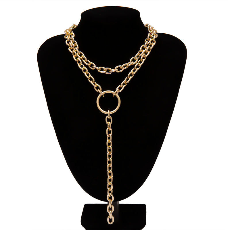 Hip Hop Rock Long Chain Necklace