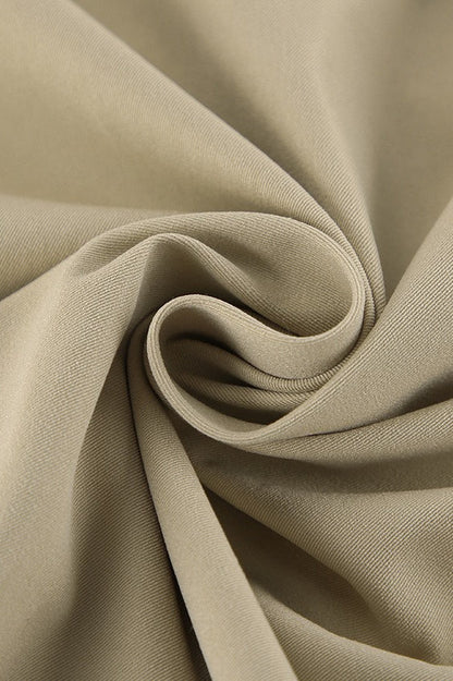British Style Khaki Trench Jacket