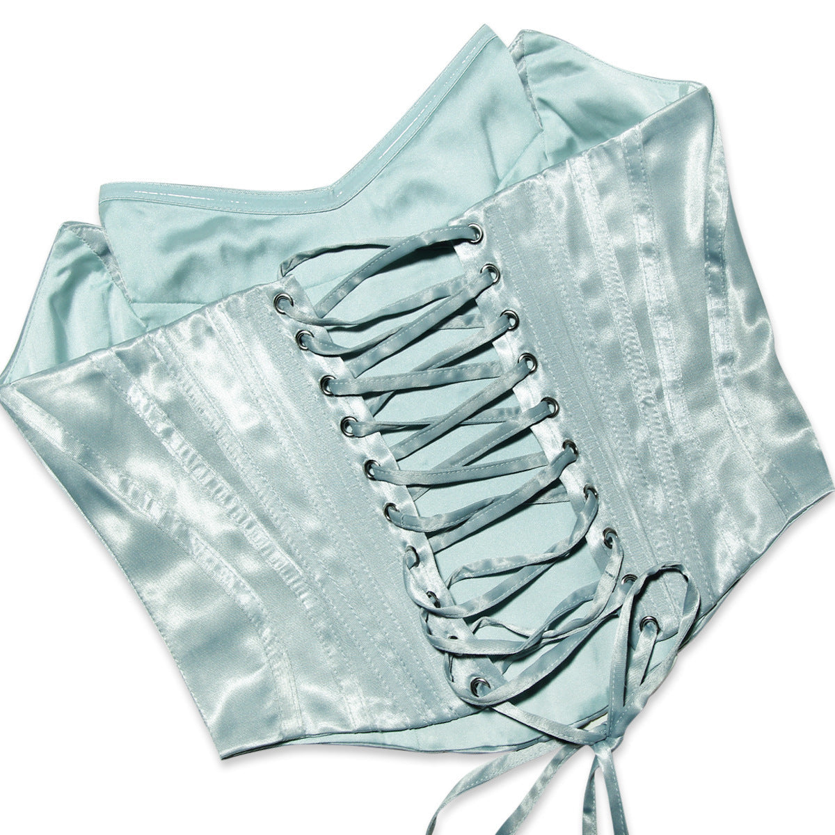 Strapless Corset Set With Crystal Detailing