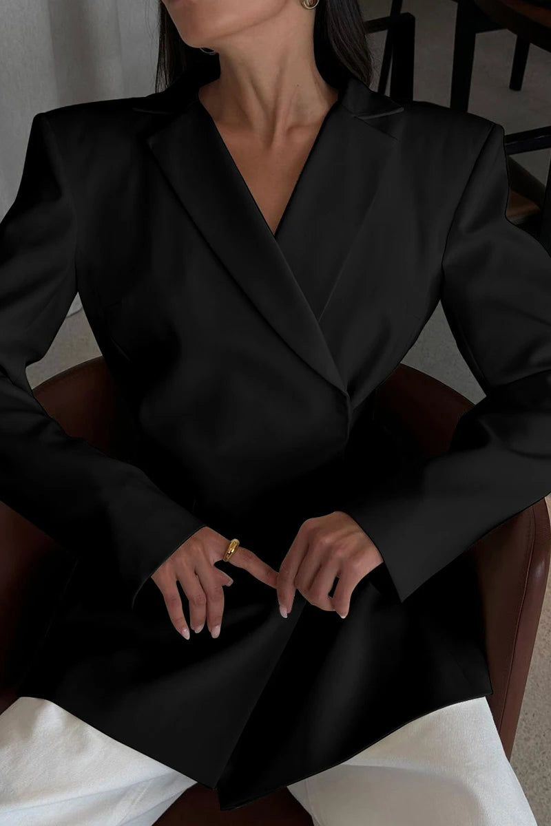 Backless Slim Party Blazer