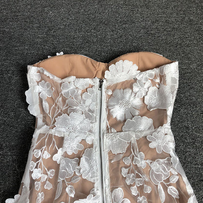 Floral Lace Midi Dress