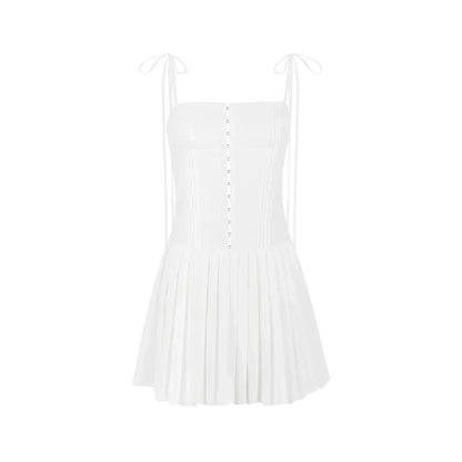 Celine French Corset Dress White / M