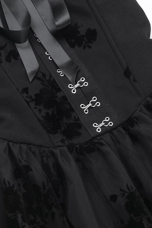 Sheer Lace Gothic Dress