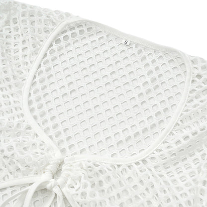 Olivia - Crochet Crop Top And Skirt Set