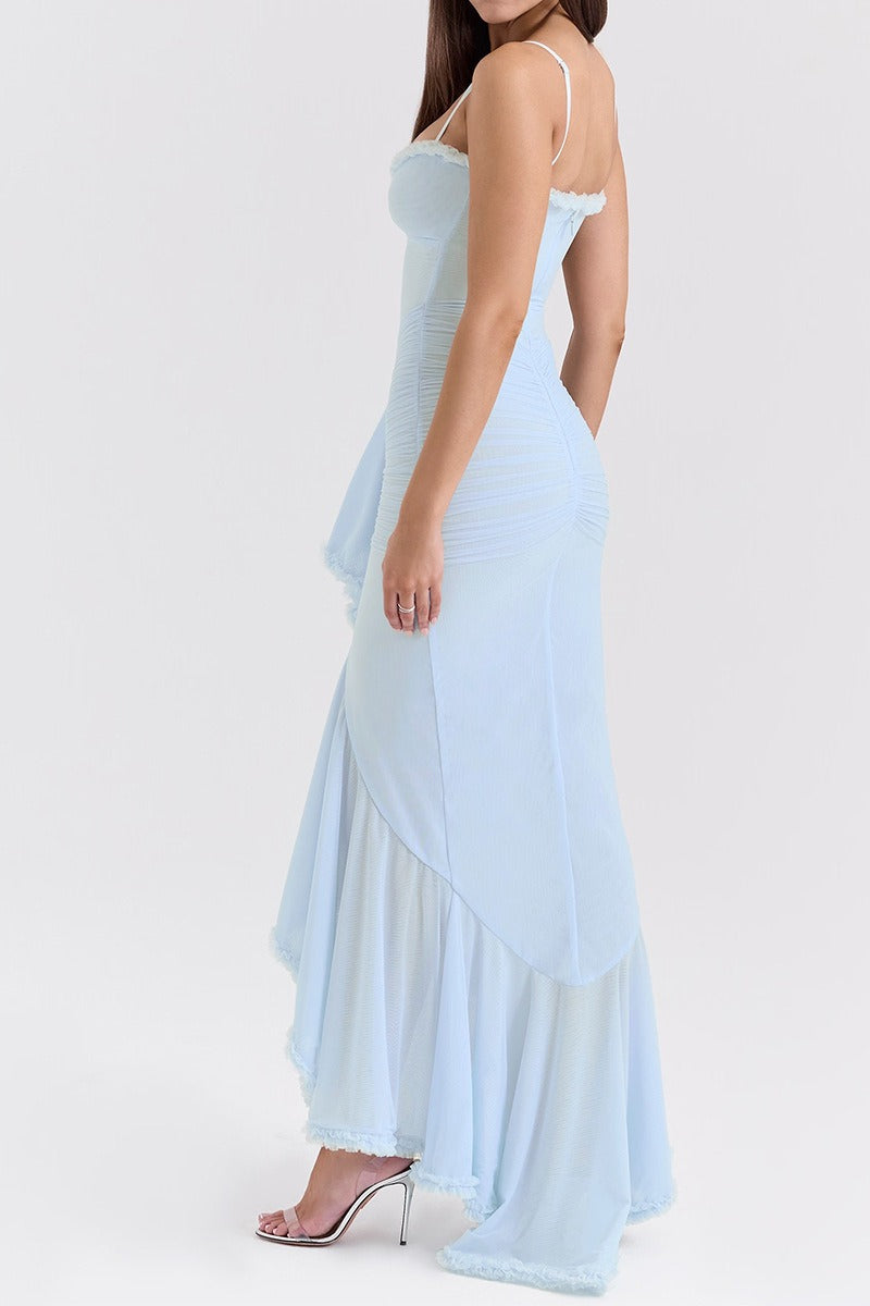 Spaghetti Strap Long Party Dress