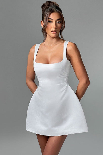 Sweet Satin Cami Silk Dress