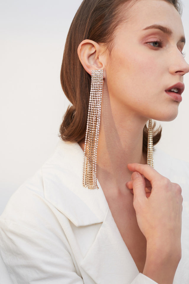 Rhinestone Crystal Sparkling Earrings