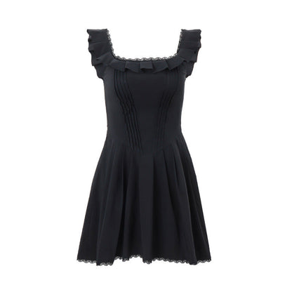 Fishbone Corset Dress For Women Black / L