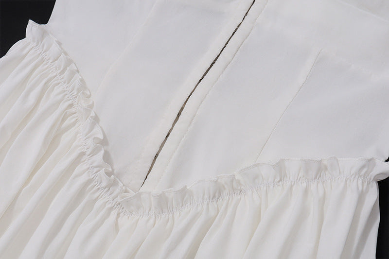 Amara Backless A-Line Mini Dress