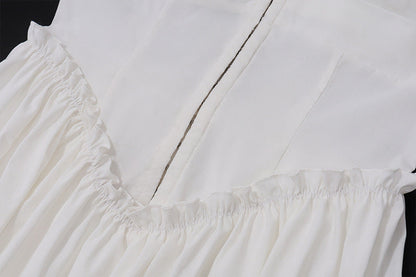 Amara Backless A-Line Mini Dress