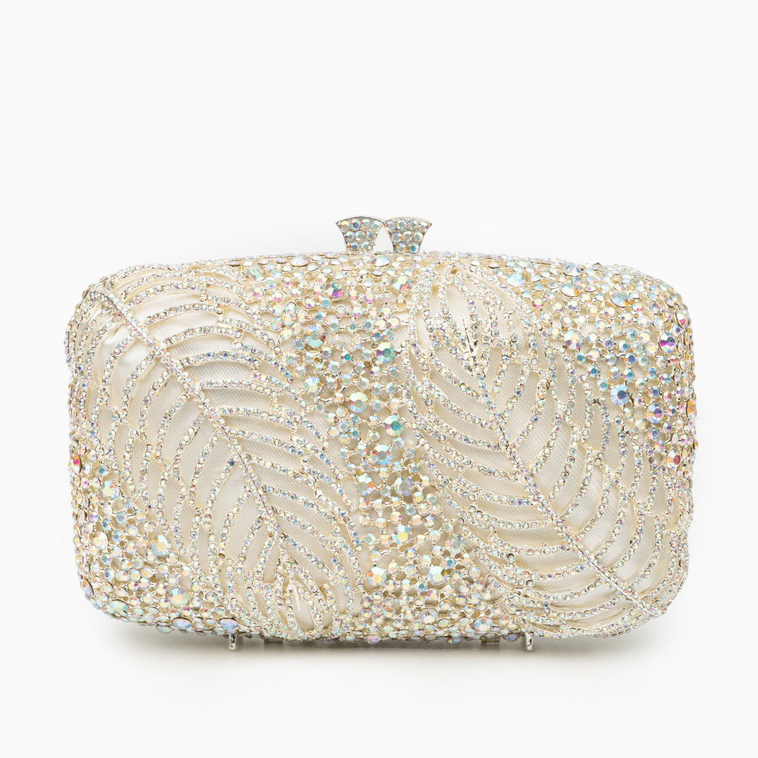 Sparkling Foliage Clutch Bag
