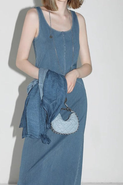 Vintage Overall Denim Dress