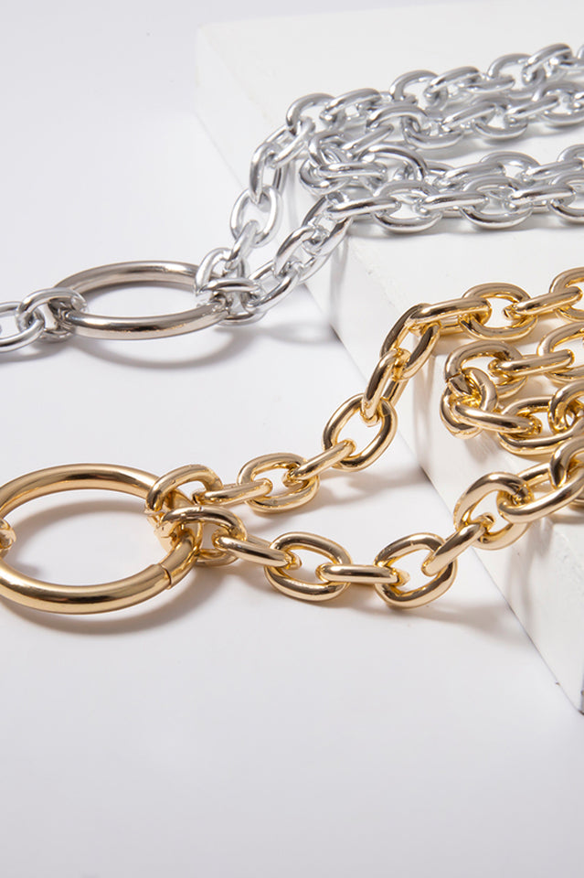 Hip Hop Rock Long Chain Necklace