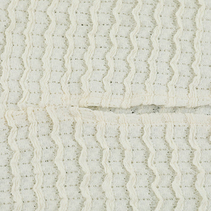 Textured Maxi Bodycon Dress Off-White / S