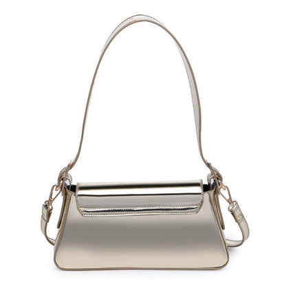Giselle Metallic Crossbody Bag - Gold
