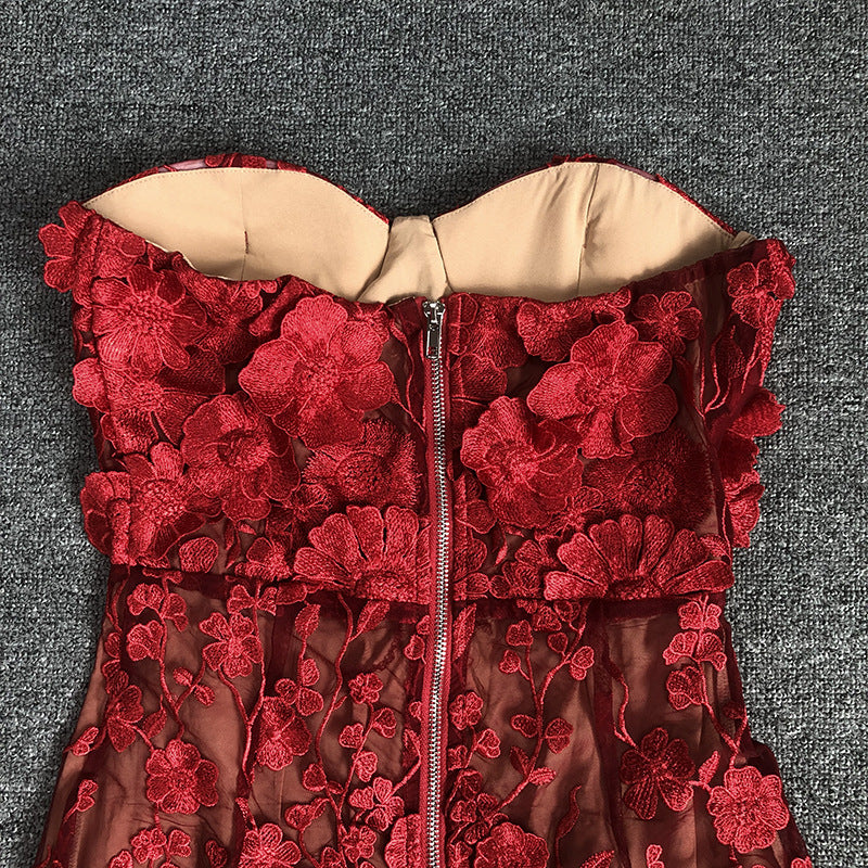 Floral Lace Midi Dress