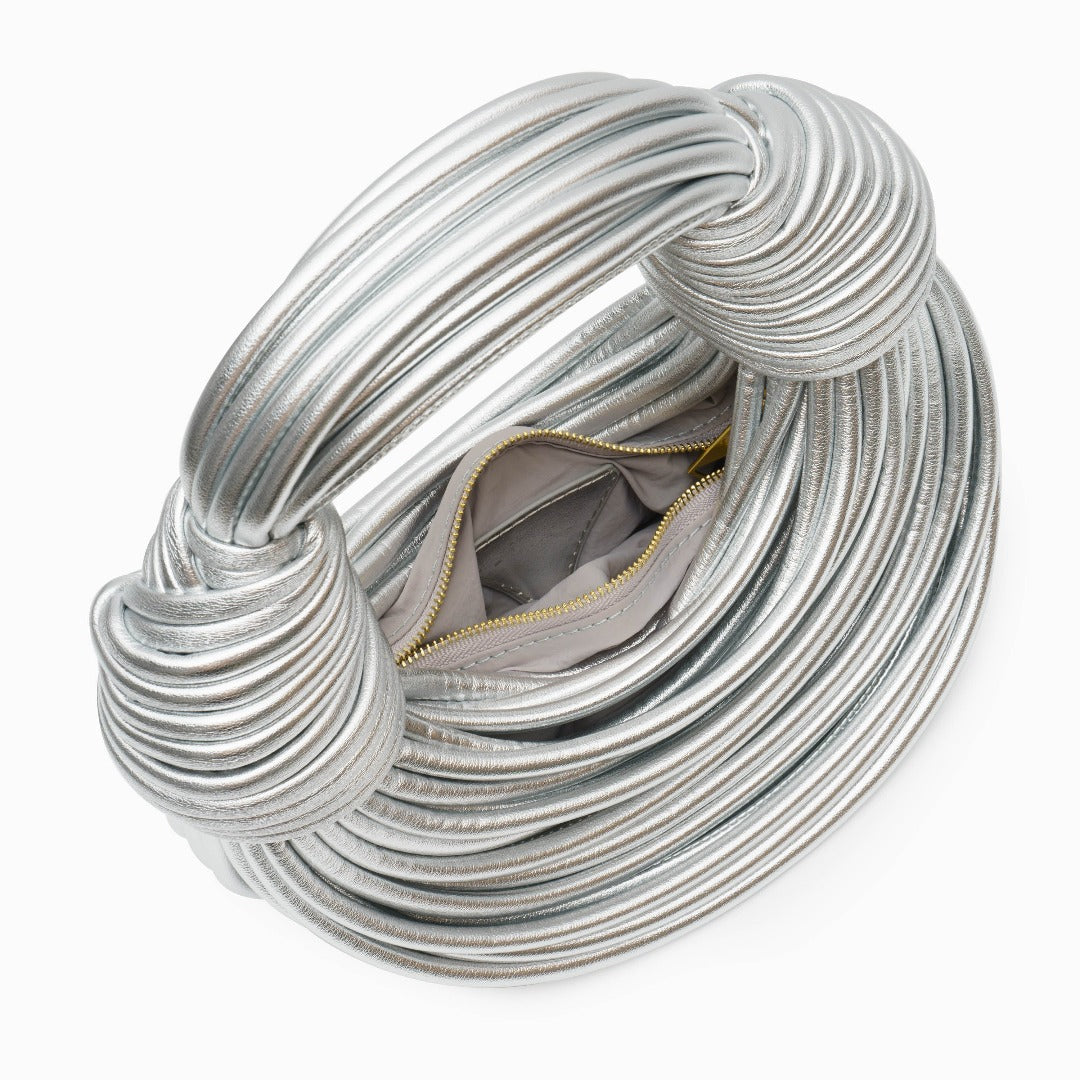 Amanda Silver Handbag