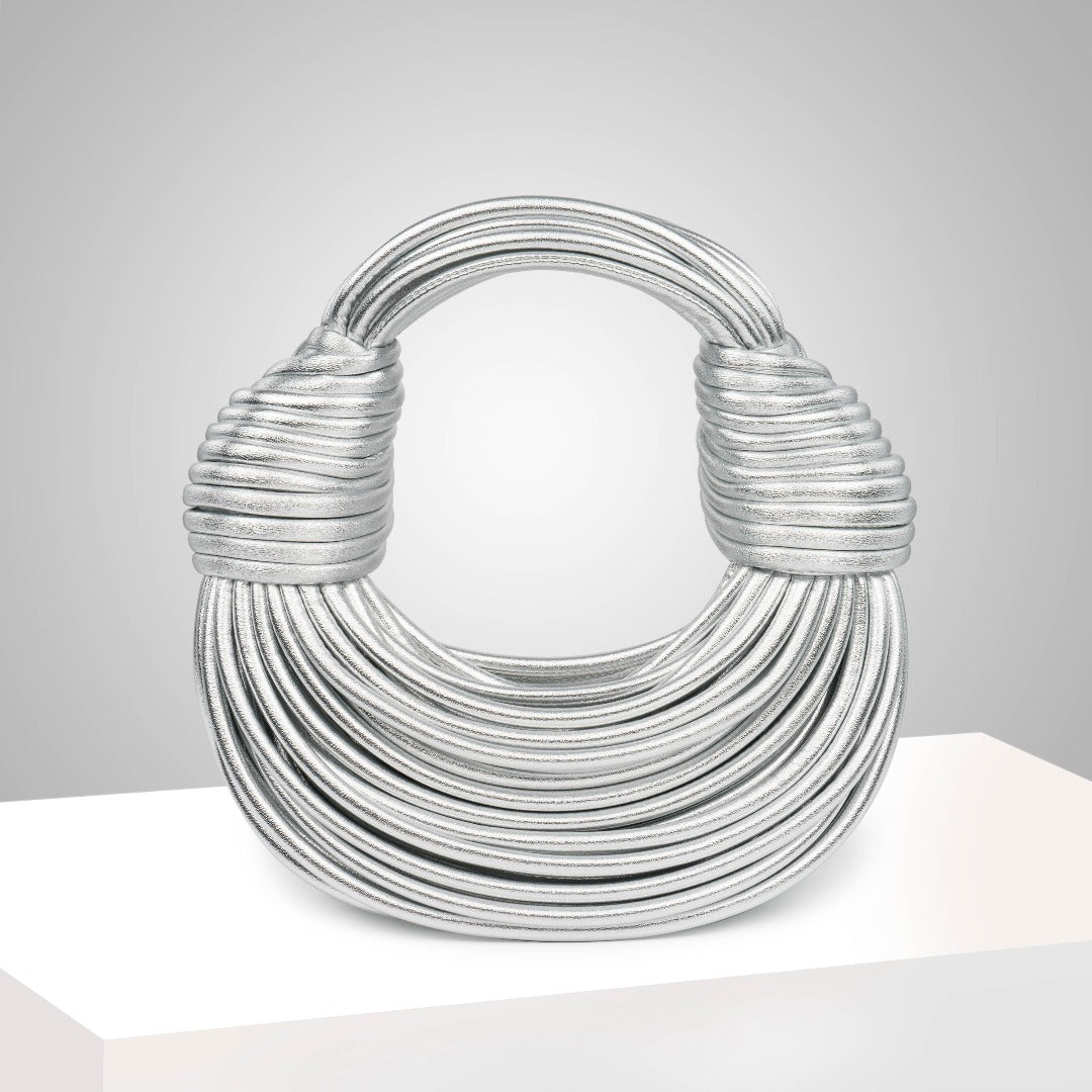 Amanda Silver Handbag