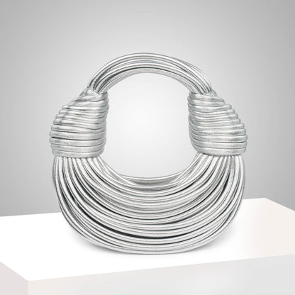 Amanda Silver Handbag