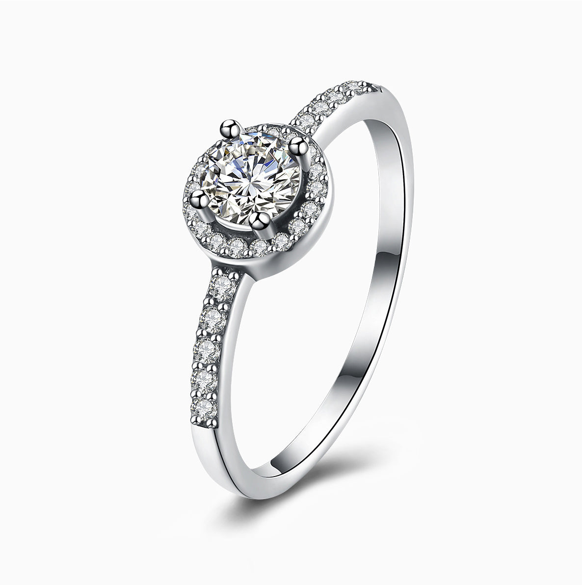 Halo Ring By Verano Silver / 5