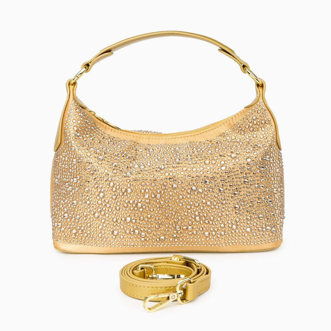 Rhinestone Handbag By Cindy