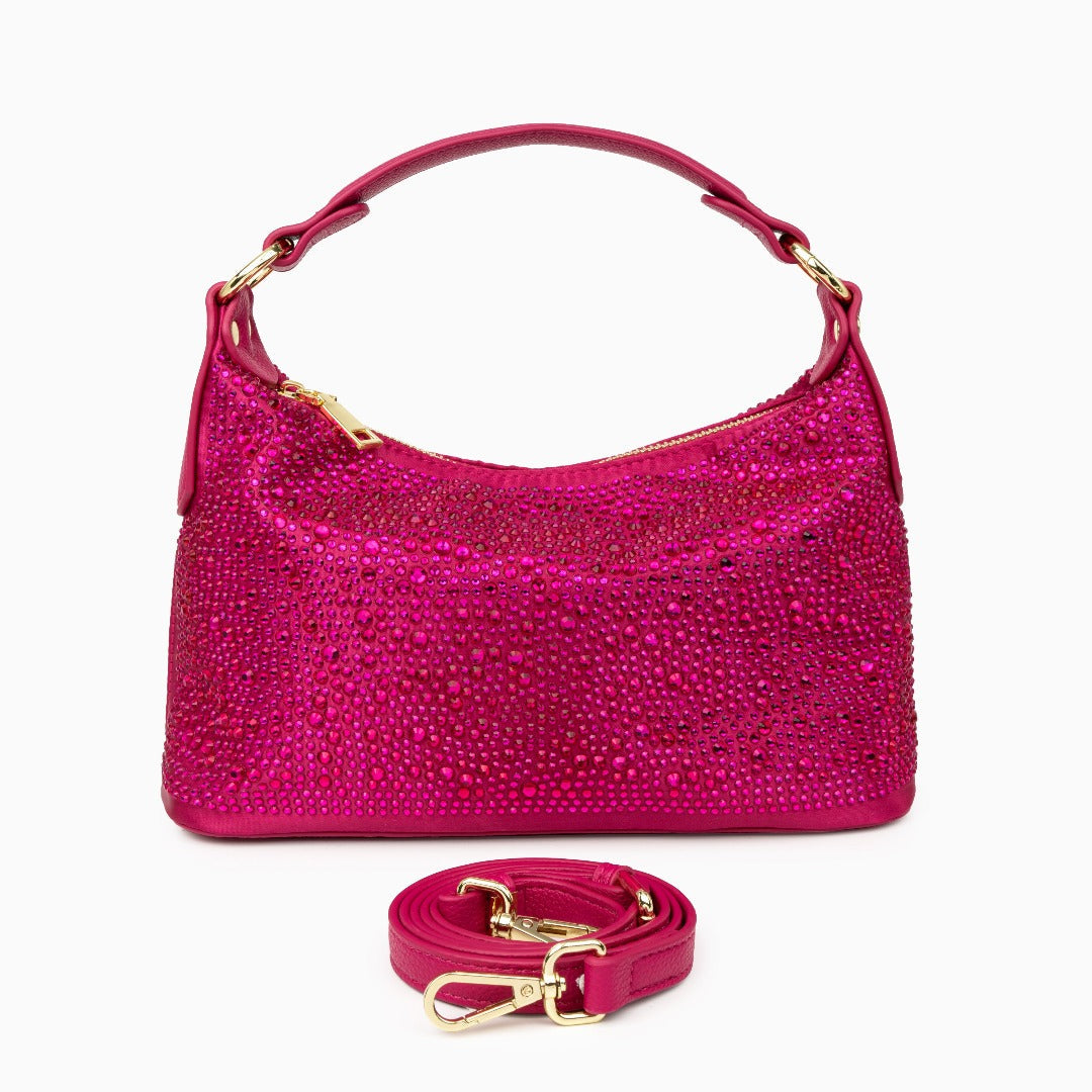 Rhinestone Handbag By Cindy